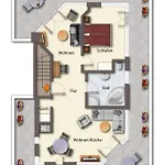 דירה Brise Seeschloss Heringsdorf, App 17 - Penthaus *